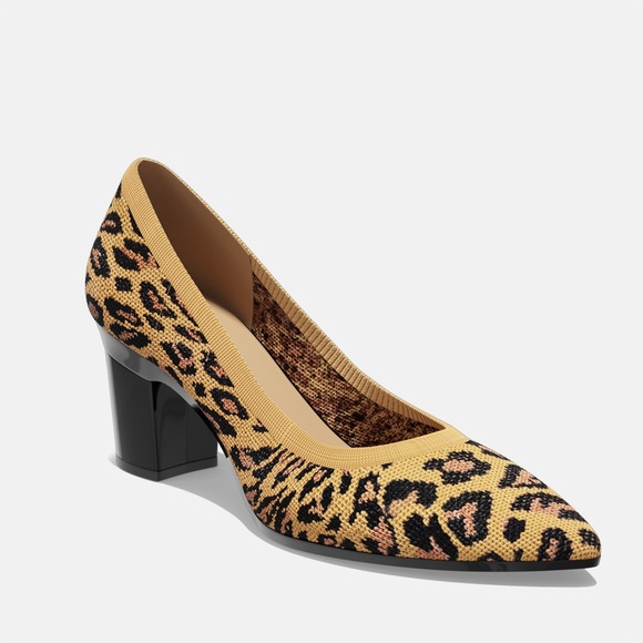 CONVERTIBLE HEEL - Pashion 1.0 The Pump Cheetah 3 inch Block - Picture 2 of 5